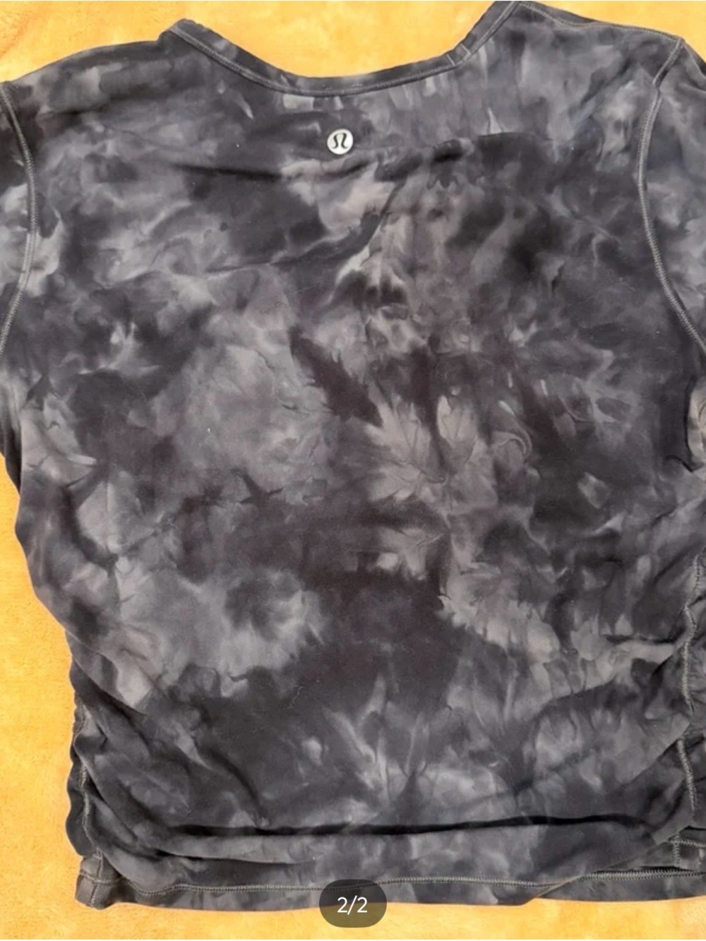 lululemon athletica Men's Black Tie-Dye Short Sleeve Tee